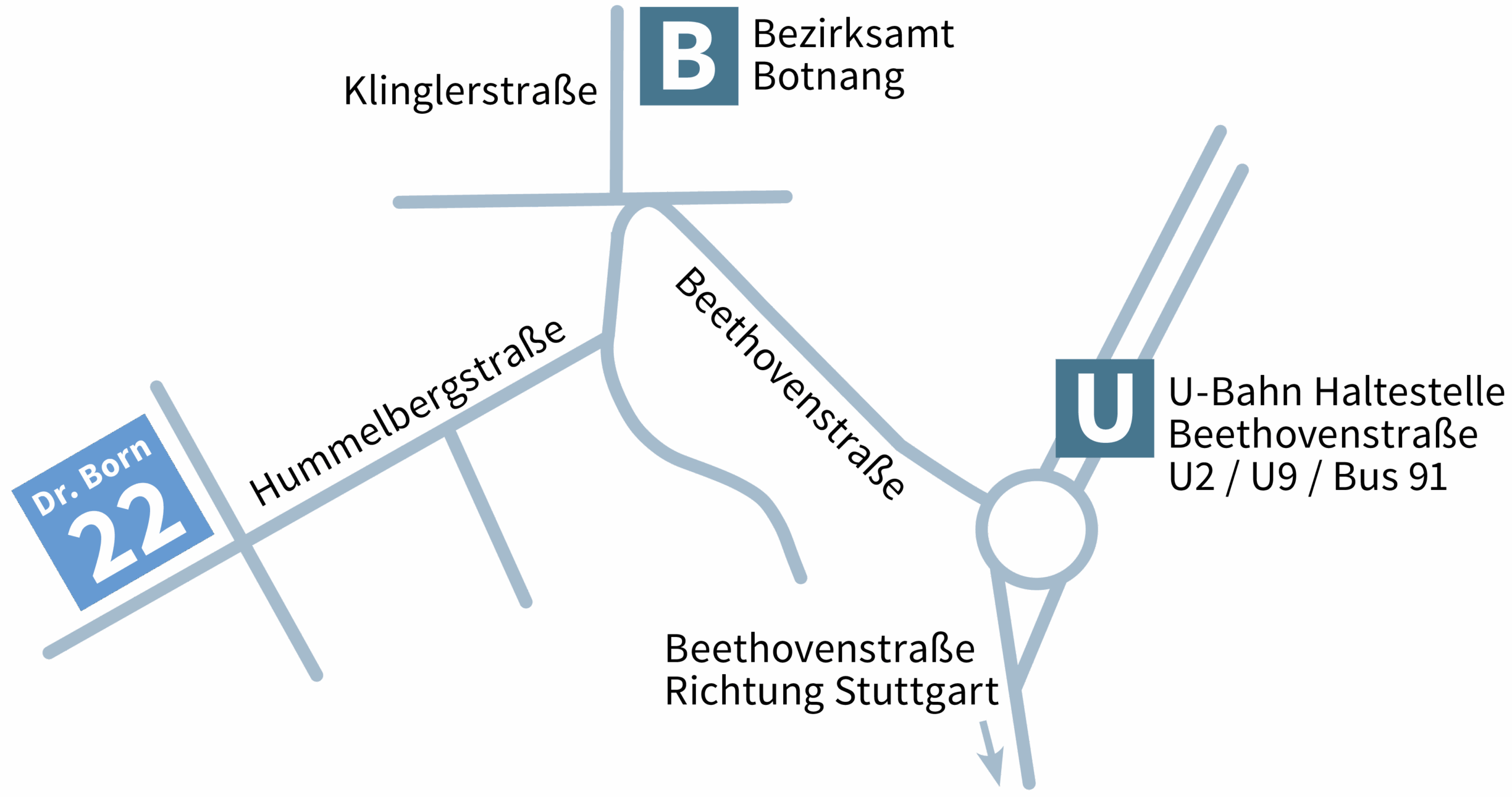 How to get to Dr. Born